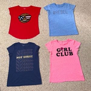 Bundle of 4 girls Children’s Place shirts